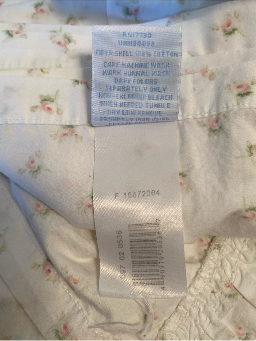 Simply Shabby Chic Kids Twin Flat Sheet Roses Ruffles Cottagecore Pink White - Picture 5 of 5